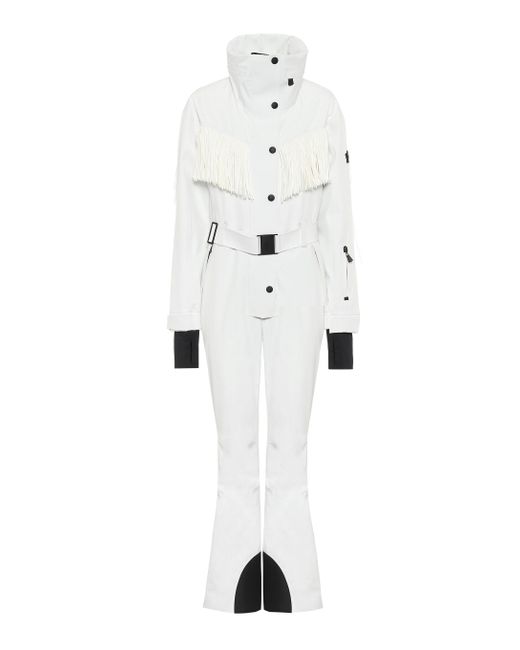 Moncler Genius White Fringe-embellished Ski Suit