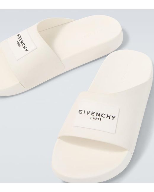 Givenchy White Label Slides for men