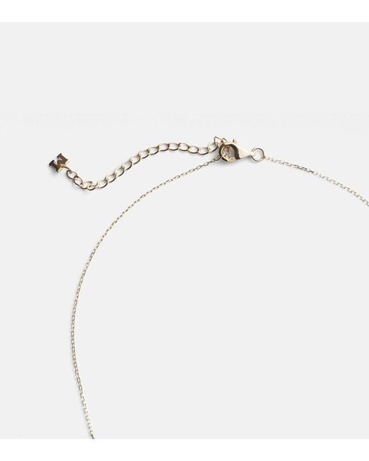 Mateo White 14Kt Necklace With Baroque Pearl And Diamonds