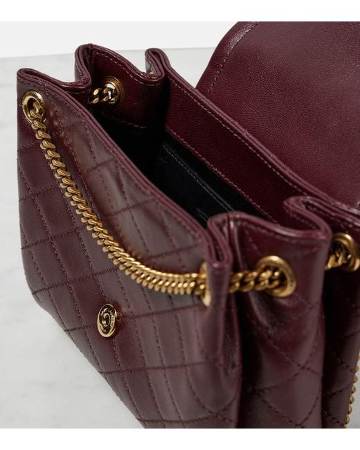 Saint Laurent Red Schultertasche Nolita Mini Aus Leder