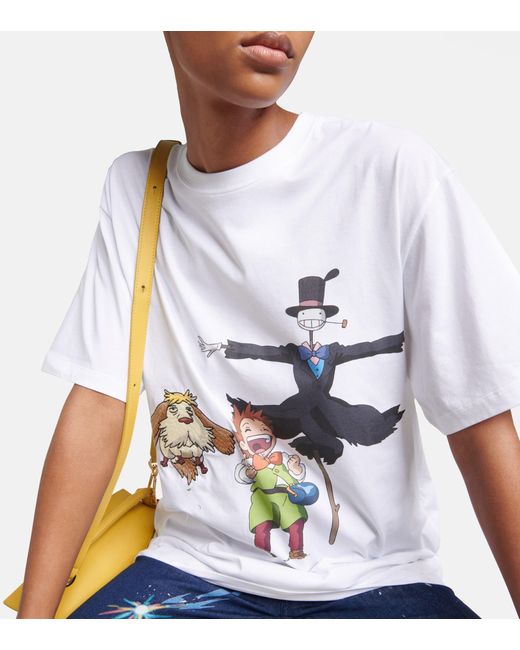 Loewe × Howl's Moving Castle T shirt Loewe x Howl's Moving Castle Howl's T Shirt S | eBay