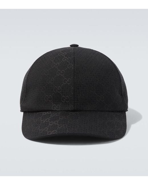 Gucci Black Gg Baseball Cap for men