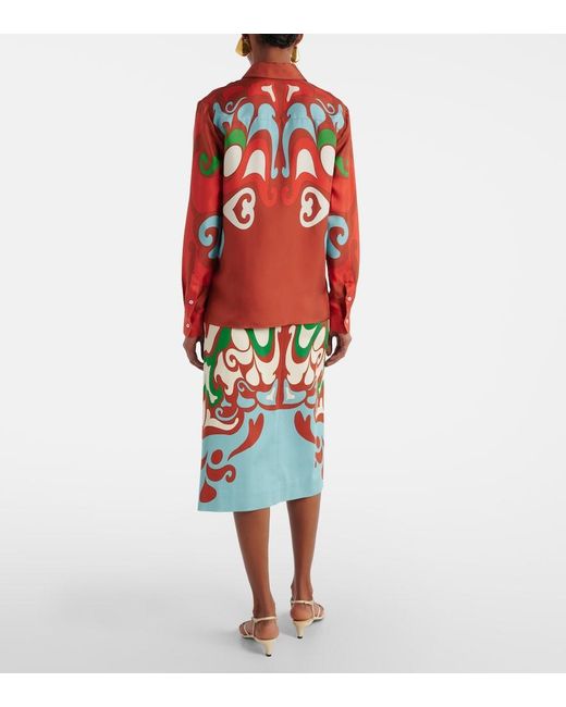 LaDoubleJ Red Boy Silk Twill Shirt