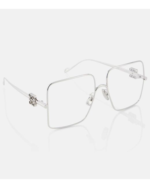 Loewe Natural Anagram Square Glasses