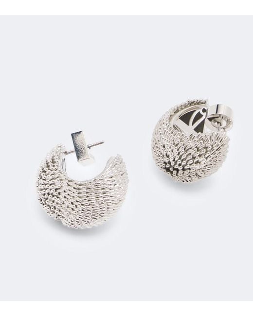Jacquemus White Herisson Earrings