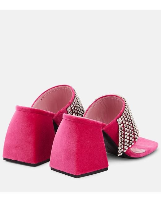 NODALETO Pink Bulla Preston Leather Sandals