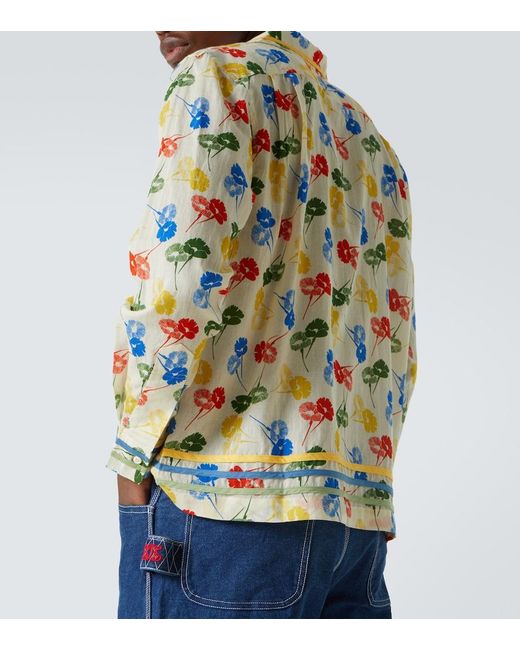 Bode Gray Cotton Shirt for men