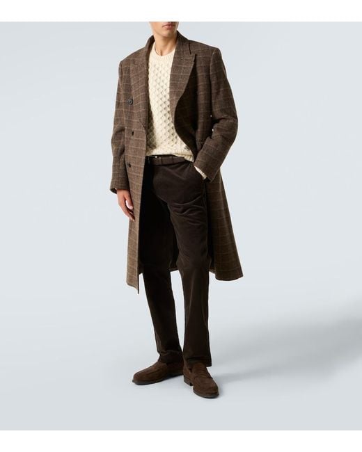 Pantaloni Regular di Sunspel in Black da Uomo