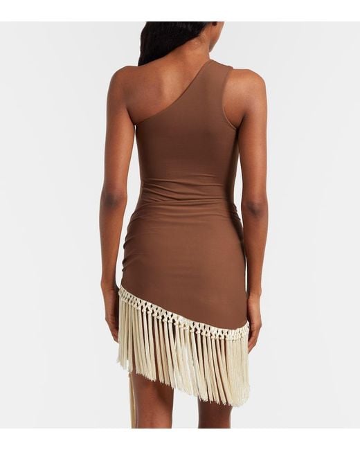 Taller Marmo Brown Yacare Swimsuit And Beach Cover-Up Set
