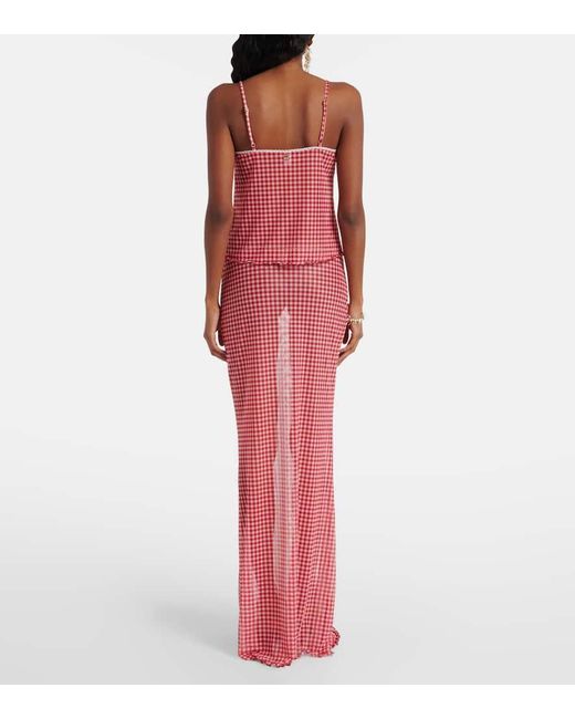 Tank Top Solay A Cuadros Vichy Bananhot de color Pink