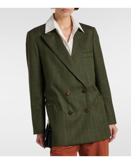 Blazer Everynight en laine et soie Blazé Milano en coloris Green