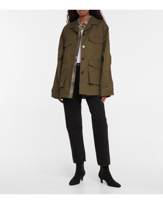 green cargo coat