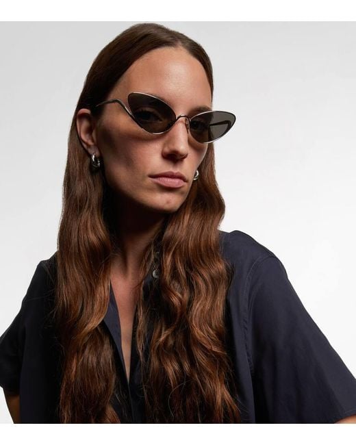 Loewe Metallic Signature Cat-Eye Sunglasses