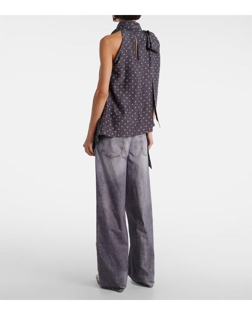 Top Sombana di Acne in Gray
