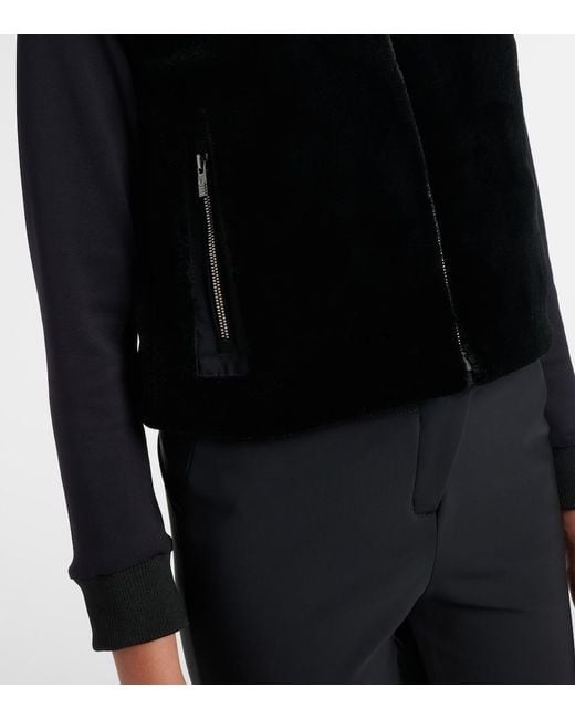 Fusalp Black Piagina Zip-Up Vest