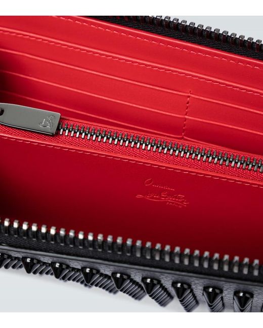 Christian Louboutin Black Panettone Leather Wallet for men