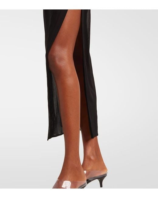 Mugler Black Midikleid