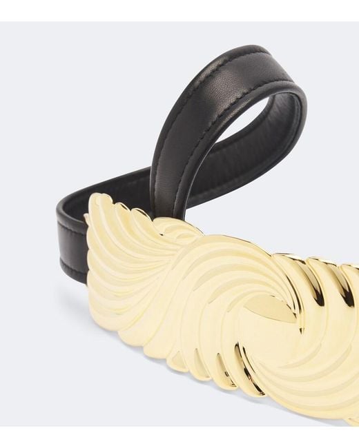DEHANCHE Black Laurent Leather Belt