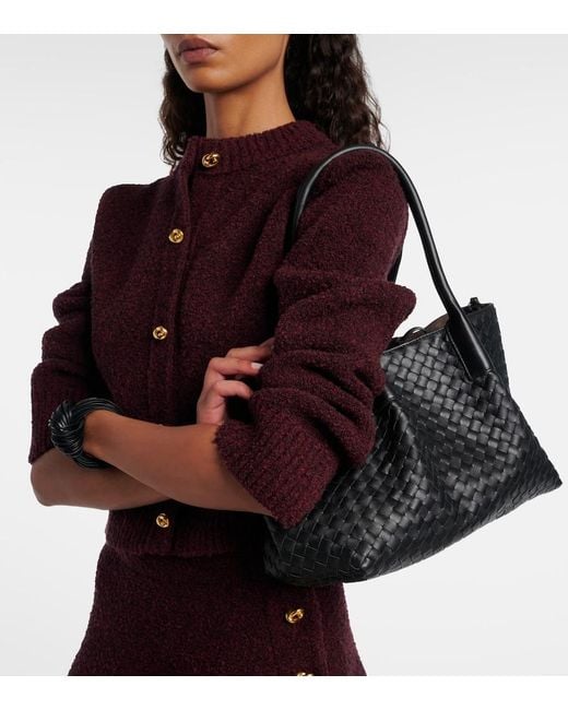 Bottega Veneta Black Wendbare Tote Bag Pinacoteca Small Aus Leder