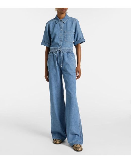Jean Ample Dunford Veronica Beard en coloris Blue