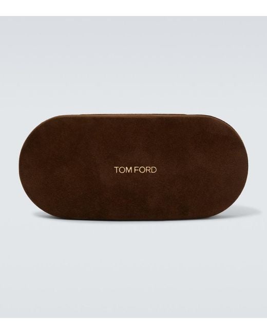 Tom Ford Brown Redford Square Sunglasses for men