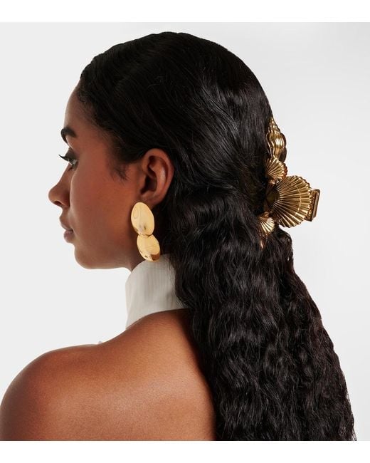 Jennifer Behr Metallic Oceane-Plated Hair Clip