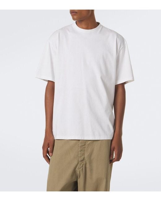 A.PRESSE White Cotton T-Shirt for men