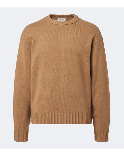 FRAME Brown Cashmere Sweater for men
