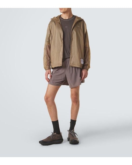 Chaqueta Con Capucha Satisfy de hombre de color Brown