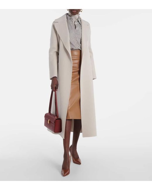 Manteau Cache-Cour Paolore En Laine Max Mara en coloris Natural