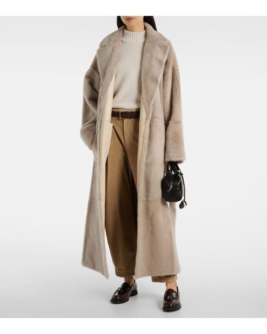 Cappotto Reversibile di Brunello Cucinelli in Natural