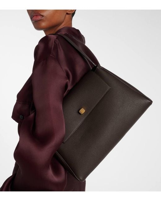 Khaite Brown Tote Bag Audrey Aus Leder