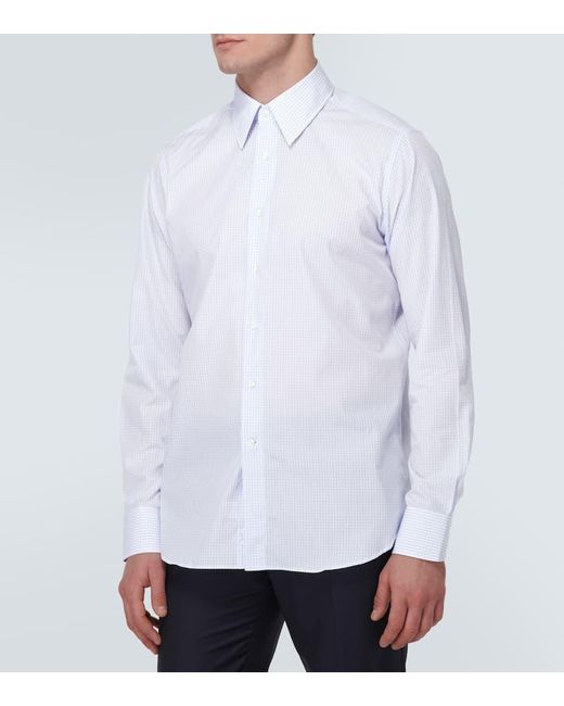 Canali Hemd aus Baumwolle in White für Herren