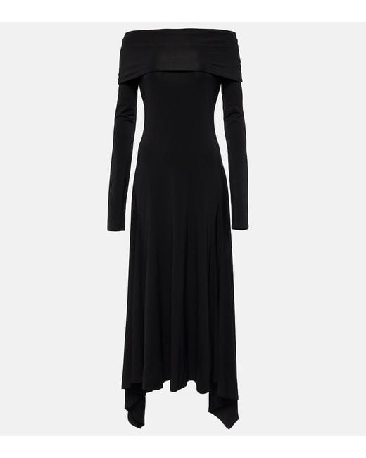 Max Mara Black Gerla Long Sleeve Dress