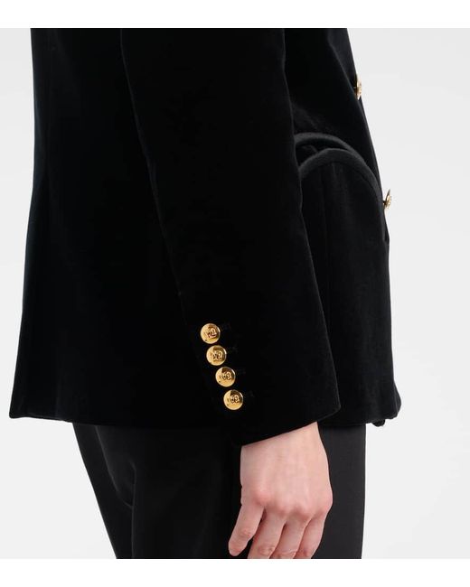 Blazer Jealousy Sunset De Terciopelo Blazé Milano de color Black