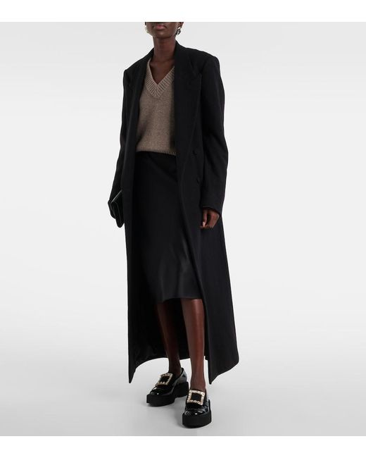 Roger Vivier Black Viv' Rangers Embellished Platform Loafers