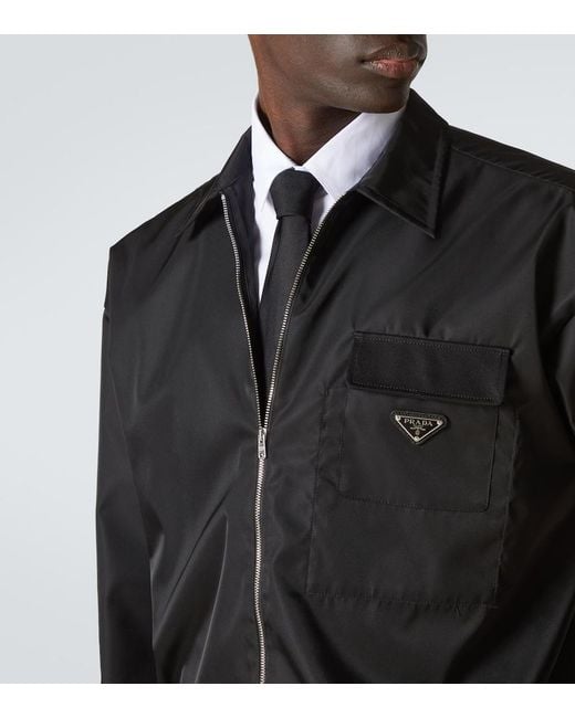 Prada Black Re-Nylon Jacket for men
