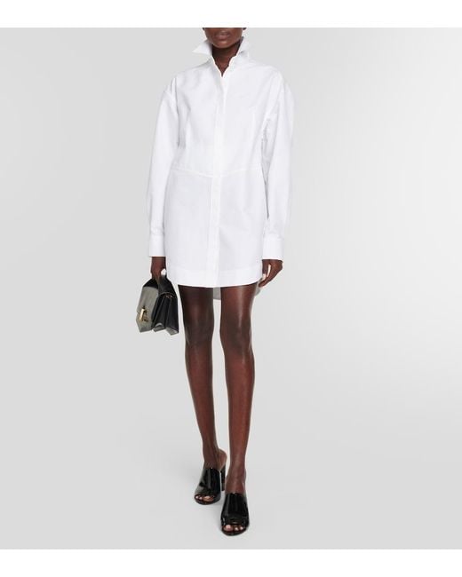 Alaïa White Cotton Poplin Shirt
