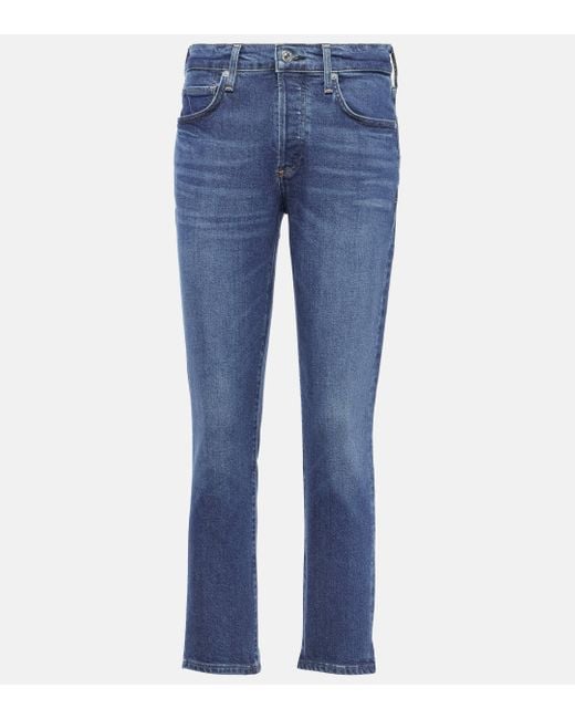 Citizens of Humanity Blue Emerson Low-rise Slim Jeans