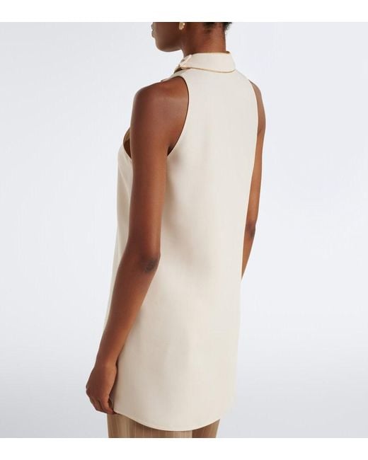 Valentino Natural Cady Couture Minidress