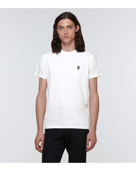 Burberry White Monogram T-shirt for men