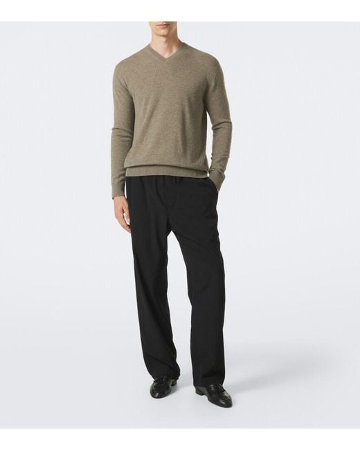 The Row Green Thamm Cashmere Sweater for men