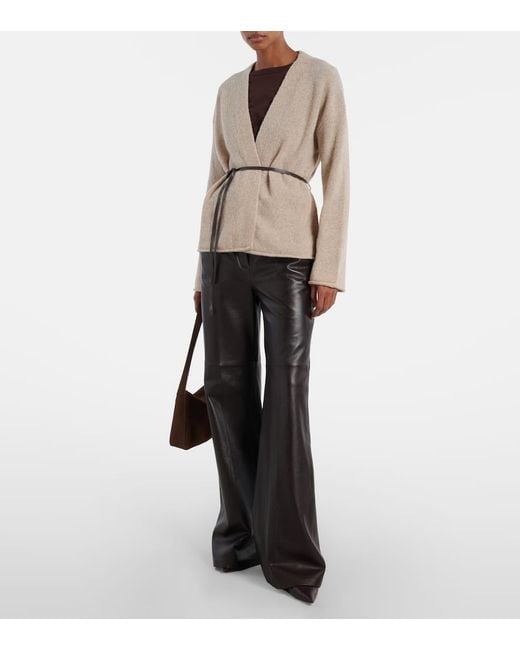 Velvet Natural Alina Wool-Blend Cardigan