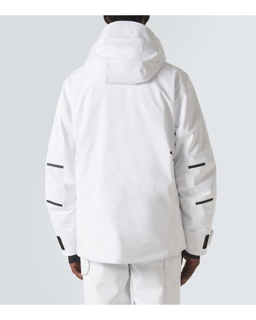 Fusalp White John Technical Twill Ski Jacket for men