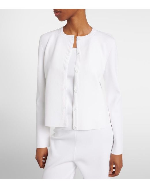 Max Mara White Master Cardigan