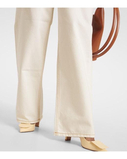Jacquemus White Le De-Nimes Large Jeans