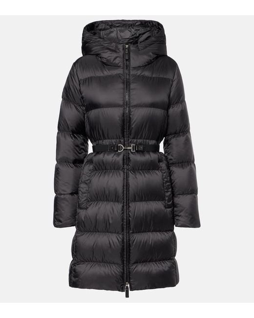 Max Mara Black Daunenmantel
