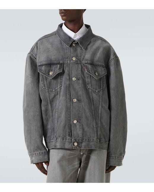 Junya Watanabe Gray X Levi's Denim Jacket for men