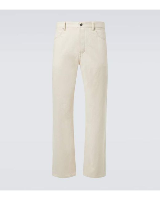 Jil Sander Natural Mid-Rise Straight Jeans for men
