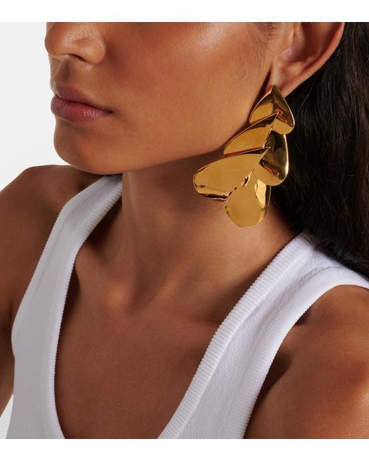 Alaïa Metallic Le Cour Earrings